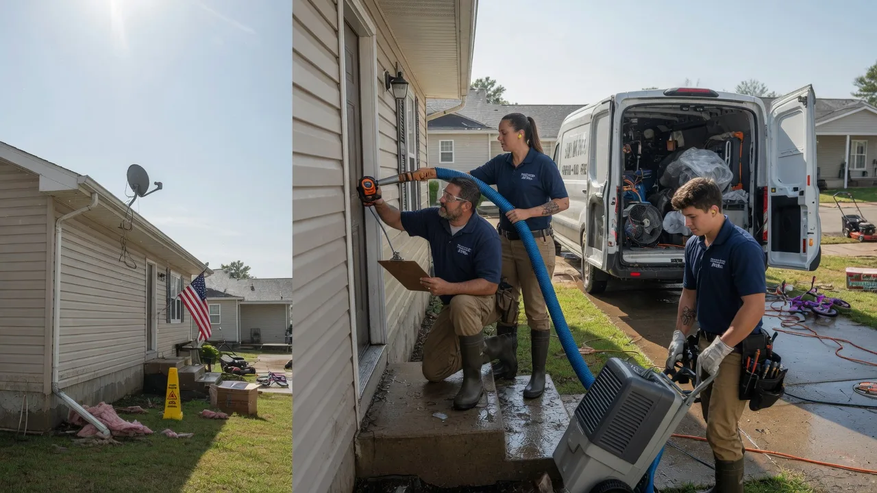 Ceiling Water Damage Restoration in Dundee, OH near me
